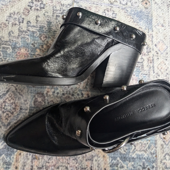 Rebecca Minkoff studded leather slides - Picture 4 of 7